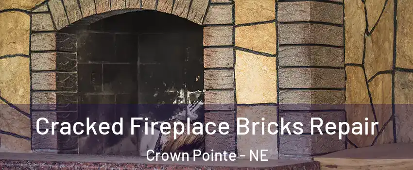 Cracked Fireplace Bricks Repair Crown Pointe - NE