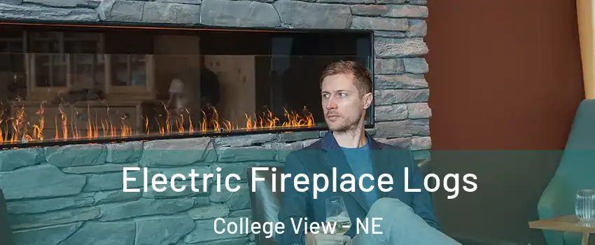 Electric Fireplace Logs College View - NE