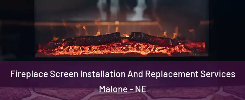 Fireplace Screen Installation And Replacement Services Malone - NE