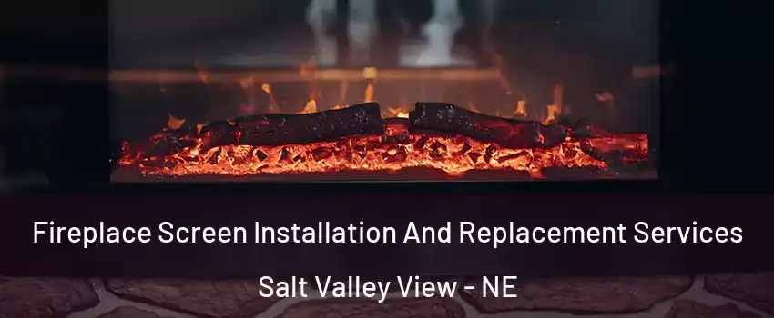 Fireplace Screen Installation And Replacement Services Salt Valley View - NE