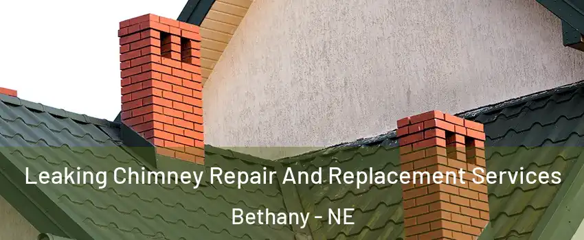 Leaking Chimney Repair And Replacement Services Bethany - NE