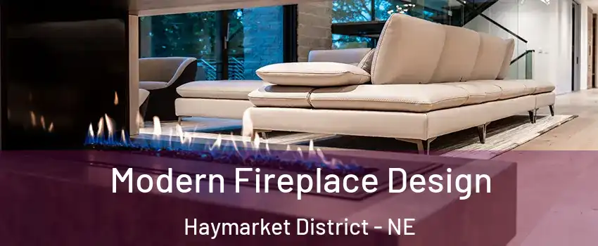 Modern Fireplace Design Haymarket District - NE