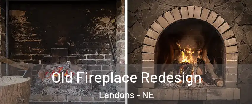 Old Fireplace Redesign Landons - NE