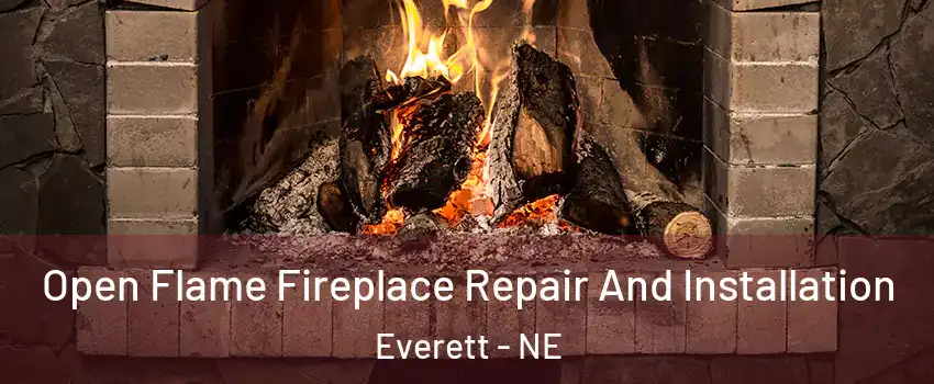 Open Flame Fireplace Repair And Installation Everett - NE