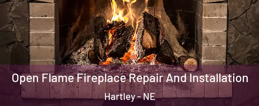 Open Flame Fireplace Repair And Installation Hartley - NE